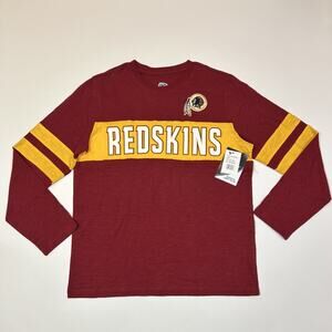 Washington Redskins Long Sleeve T-Shirt Men’s Large NWT NFL Red